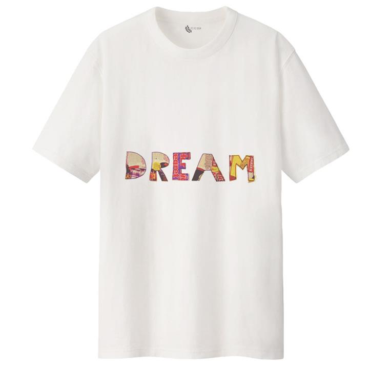 تی شرت لانگ آستین کوتاه  زنانه مدل dream
